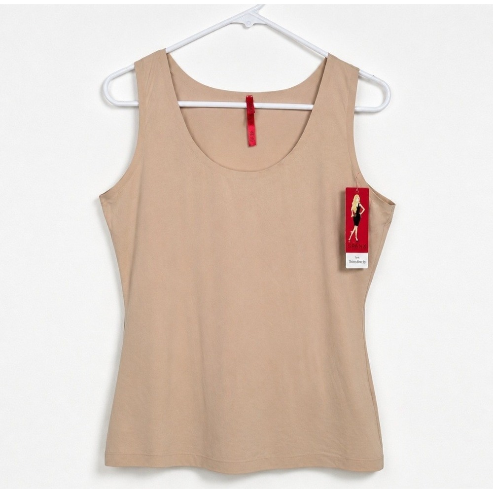 Spanx Cami Tank Top Smoothing Shaping Camisole Slim Shapewear Thinstincts 1X NWT